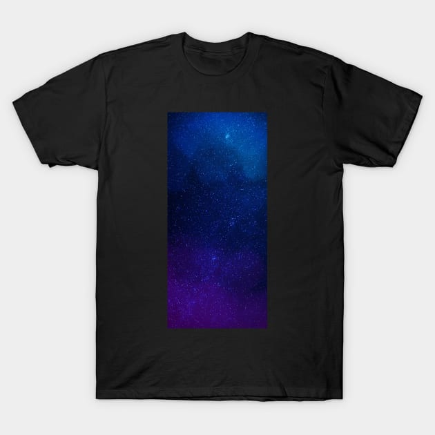 Blue Galaxy T-Shirt by Dawaly